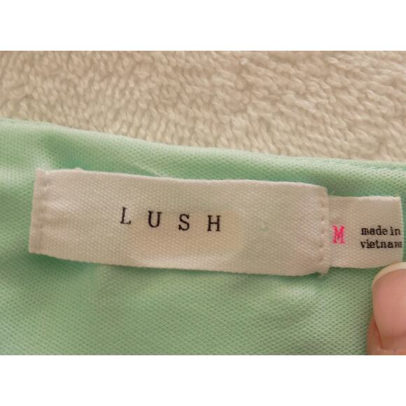 LUSH dress sleeveless skater style eyelet lace size Medium - Picture 7 of 9